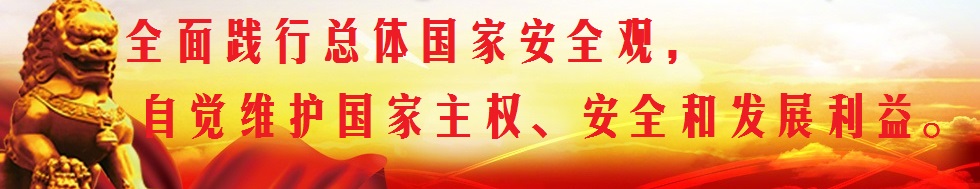 堅持總體國家安全觀，構筑維護國家安全鋼鐵長城。