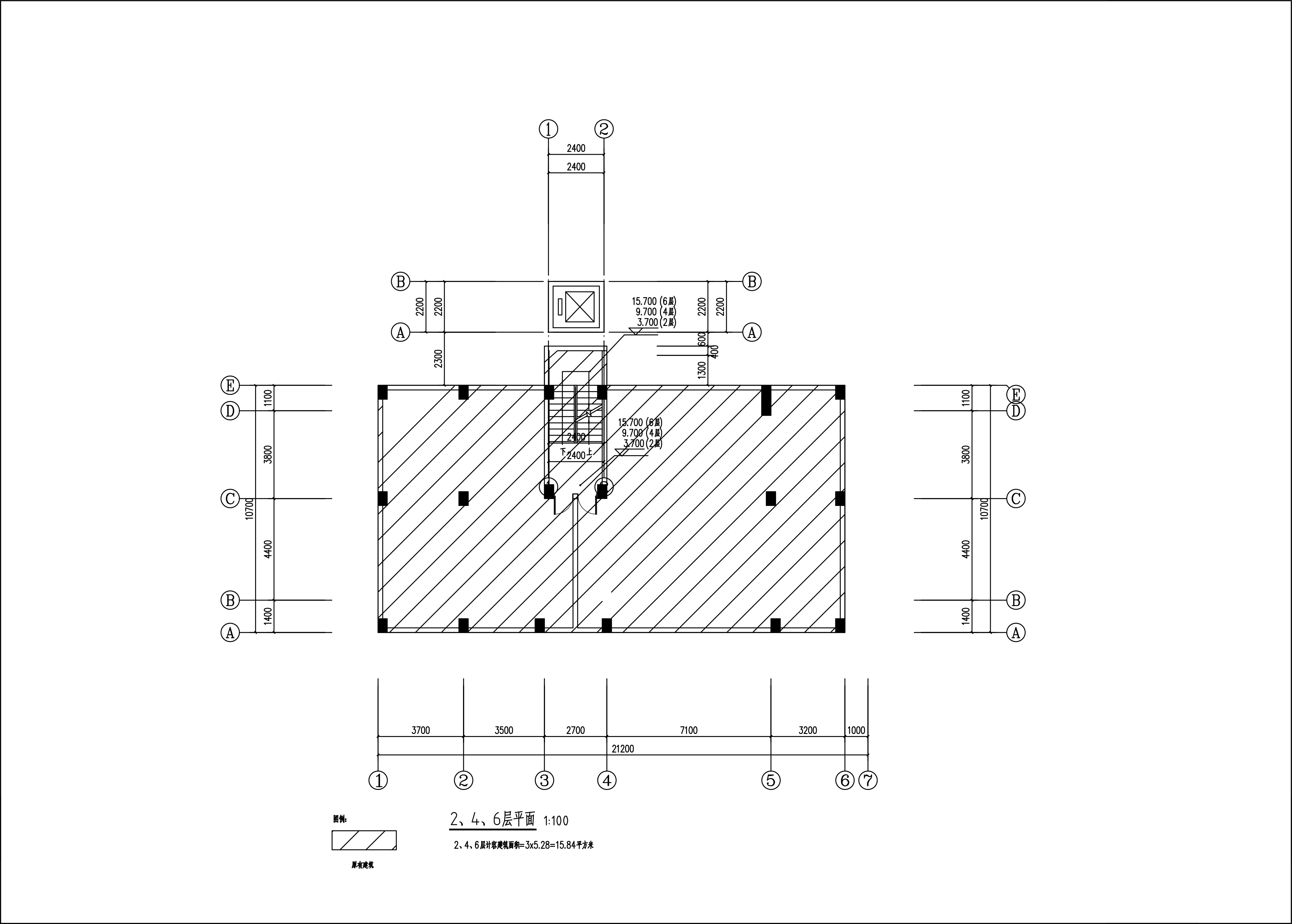 新城清遠供電局宿舍電梯建筑圖_2、4、6層 不設電梯出入口.jpg